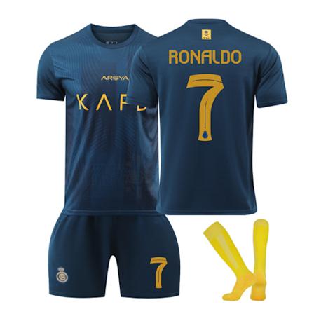 23-24 Al-Nassr FC vierasjalkapallopaidat lapsille nro 7 Ronaldo 26 T 26 AWAY 2