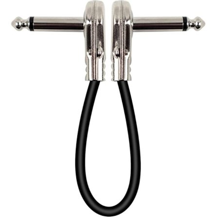 Guitar Patch Pedal Kabel 30/15cm rätvinklig gitarreffektpedal silvery15cm