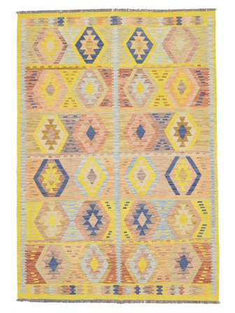 Kilim Afghan Old Style Rug 160X230 Wool