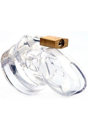 Cocklock CB 6000S Chastity Device Clear - Woome.pl