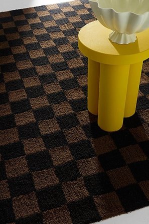 Jotex - Bomuldsgulvtæppe Bomuld Sort Ternet MELA Køb Bomulds- & kludetæpper hos Jotex