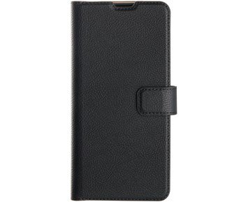 Xqisit Slim Wallet Anti Bac for Galaxy A03 - Black - Antimikrobiellt plånboksskal för Galaxy A03