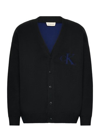 Calvin Klein Jeans | Ls Cttn Cashmere 3D Logo Cardiga | XXL