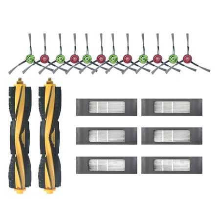 Hoved-/Sidebørste HEPA-filter for ECOVACS DEEBOT OZMO 920 950 T8 T9 AIVI MAX N8PRO robotstøvsuger