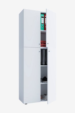 VCM - Skoskab Lona Xxl 5 rum - Hvid - Hylder & opbevaring - Fra Homeroom