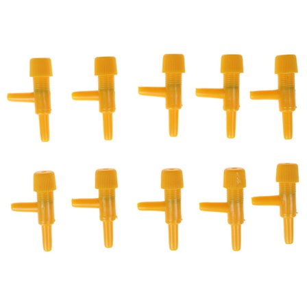 10 st Akvarium luftledningsslang Volymflödeskontrollventil Syre