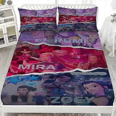 Uusi Demon Hunters -vuodevaatesetti Demon Hunters -lakana setti 2025