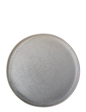 Bloomingville Kendra Tallerken, Grå, Stentøj - Grey - Ø 27.5 CM