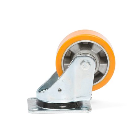 Lenkrolle, 125 x 50 mm, TK 450 kg, Polyurethan