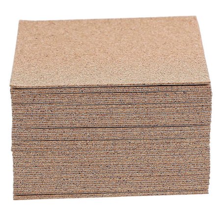 Korkbrikker Selvklæbende Firkantede Korkplader Til Håndværk Hjemmebrug 10x10x0,1 cm Termisk Isolering 50 stk.[D]