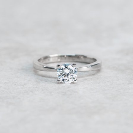 Ljungeld, 18K Weißgold : Diamanten - Laborgezüchtet, Karat - 0.50 kt