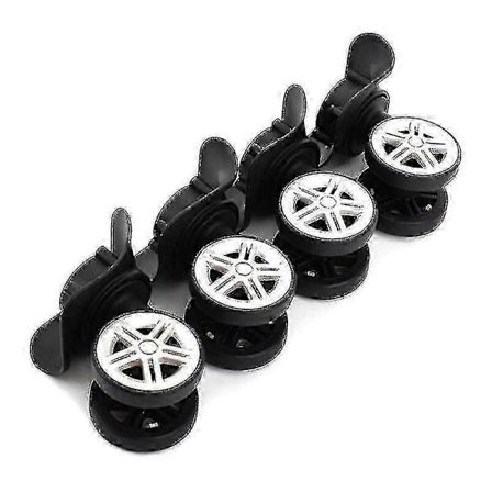 Erstatningshjul for reiseveske, hjulbytte, reiseveskehjul, reiseveske venstre og høyre hjul reparasjonssett 2 par - På lager