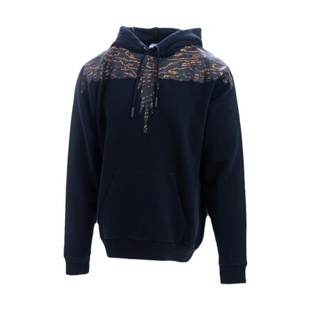 Marcelo Burlon Camouflage Wings Hoodie , Zwart , Heren , Maat: L