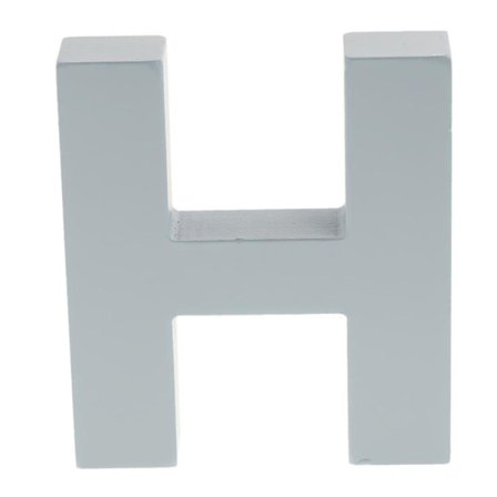 Fristående bokstav i trä, alfabet, ord, bröllopsdekoration, festdekoration, heminredning H