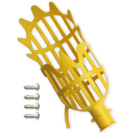 Plastfruktplockarhuvud Plastfruktplockarkorg Plastfruktplockare Extremt lätt att montera för hem, fruktträdgård, park, gård