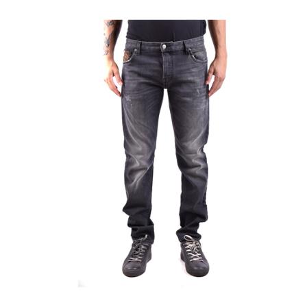 Roberto Cavalli, Straight Jeans Zwart, Heren, Maat:W32