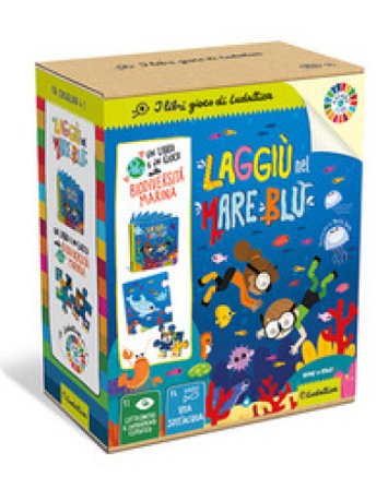 Laggiù nel mare blu! Ediz. a colori. Con puzzle