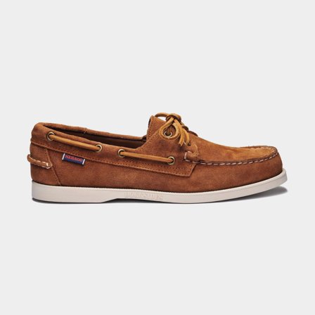 Scarpe da barca Sebago Docksides Portland Flesh Out, Brown Cognac (907), uomo, EU 46 (US 11.5 / 29.4 cm)