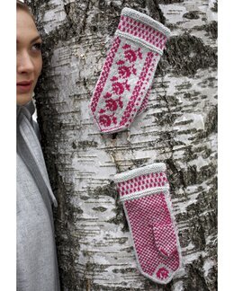 Strikkeoppskrift Votter - Novita