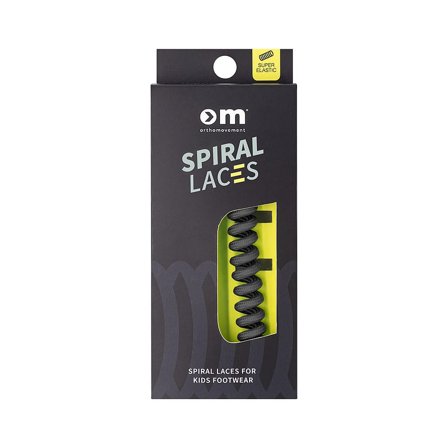 Ortho Movement Spiral Laces Sort, Tøj & Bolig, Sko, Øvrige