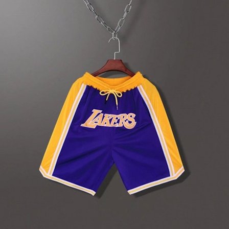 Sommarstretch Bekväma LAKERS Casual Shorts med mid midja