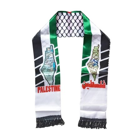 Flag Scarf Printing Satin Flag Scarf