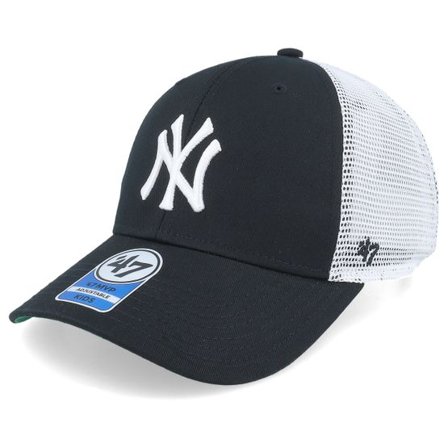 47 Brand - MLB Svart trucker Keps - Kids New York Yankees Branson Mvp Black/White Trucker @ Hatstore