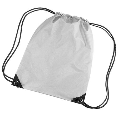Bagbase Premium Gymsac Vanntett Veske (11 Liter) (2-pakning) Sølvgrå One Size Silver Grey