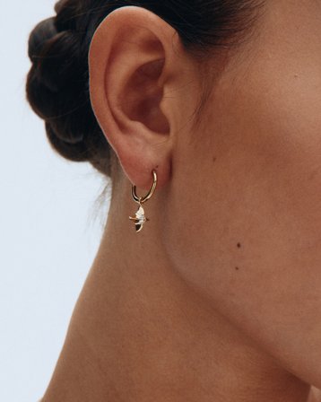 Edblad Stellar Hoops Gold Gylden Smykker Pige - Kids Brand Store