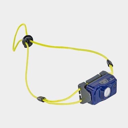 Plastimo Pannlampa Ultralätt Uppladdningsbar med 5 Ljuslägen och Rött Ljus för Friluftsliv, Blå och Gul Plast