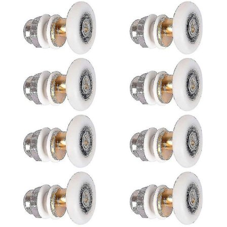 Dusj Dør - Rulle Hjul For Dusj Dør Skyve Ruller Dør Rulle Erstatning Hjul 8stk 23mm