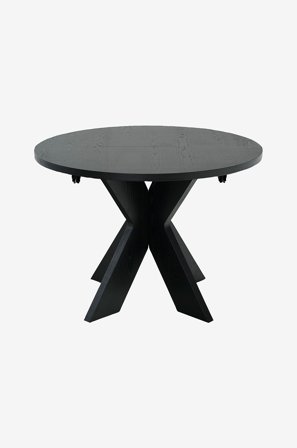 Nordic Furniture Group - Spisebord Alver 105+45+45 ask - Sort - Spiseborde - Fra Homeroom