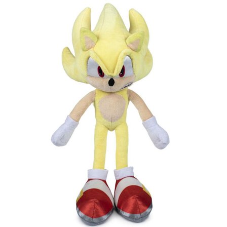Sonic The Hedgehog Super Sonic Gosedjur Plush Mjukisdjur 38cm