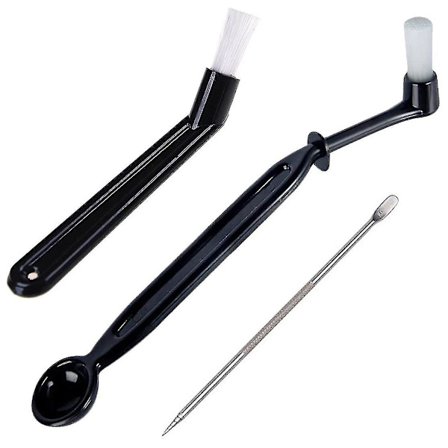 3 stk. Kafferensningsbørsteværktøjssæt til espressomaskine Gruppehoved