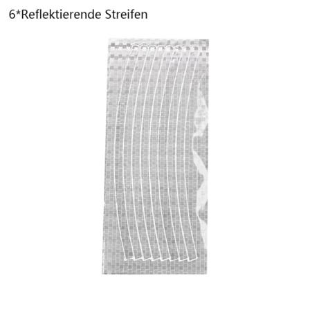 Luxshield sykkelrefleks klistremerker - sett med 60 for 26/27,5/28/29 tommers sykkelhjul - i tillegg til katteøyne - sykkelfilm felgklistremerker