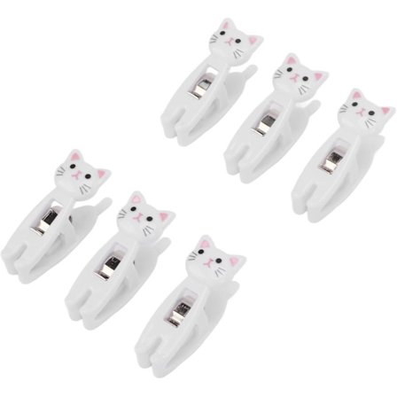 6 stk. Matvarepose-Snacks-Klips, Katt Matvarepose-Snacks-Klips