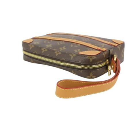Louis Vuitton Vintage, Pre-owned Canvas louis-vuitton-bags Bruin, Dames, Maat:ONE Size