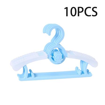 10-pakke (Little Sky Blue Bear) Stablebare kleshengere for barn med B