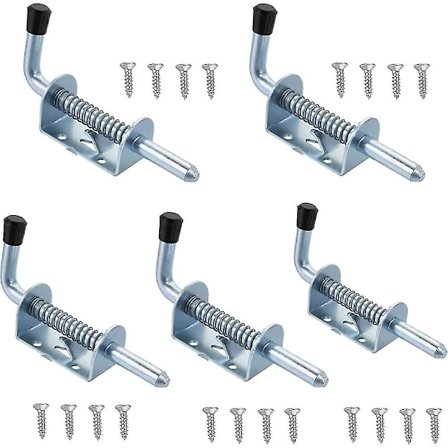 5-pack fjäderspärrar, fjäderspärr i rostfritt stål, fjäder av stål