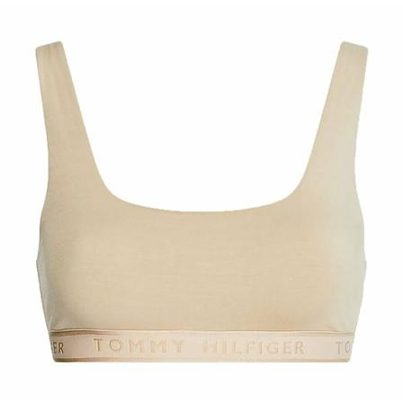 Tommy Hilfiger, Sport Bras Beige, Dames, Maat:S,elastaan