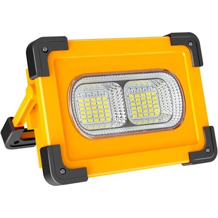 Genopladelig LED-projektør 60W T-SUNUS byggeplads projektør arbejdslampe 4 tilstande med SOS-blinklys til camping DIY-arbejde