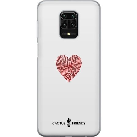 Yhteensopiva Puhelinkuori Xiaomi Xiaomi Redmi Note 9S Cactus and Friends - Fingerprint Love
