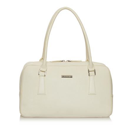 Burberry Vintage, Pre-owned Handbag Wit, Dames, Maat:ONE Size