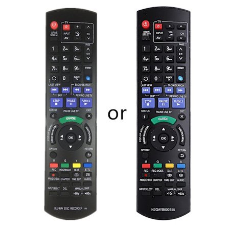 Slitstark Blu-ray Disc Recorder Fjärrkontroll Ersättning för Panasonic [DB]