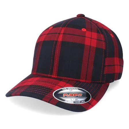 Flexfit - Multi flexfit Gorra - Fashion Tartan Plaid Red @ Hatstore