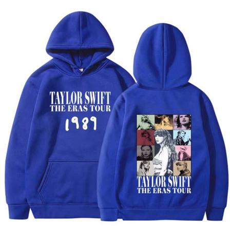 Tylor Ers r 0 Ccert r Crewc Taylor Swift 1989 hættetrøje til mænd og kvinder blue S