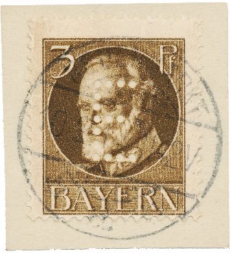 Tyskland stater 1915 - MICHEL D12 - Stemplet