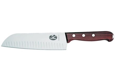 VICTORINOX SANTOKUKNIV MED LUFTLOMMER 17CM
