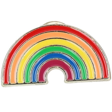 Cap Pins - Multi Accessoires - Rainbow Metal Enamel Pin @ Hatstore