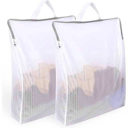 Vasketøjsposer 2 stk. - Vasketøjsposer - Vasketøjsnet - Vasketøjsposer m/lynlås